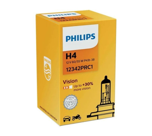 Автолампа Philips 12342PRC1 H4 12V 60/55W (2361)