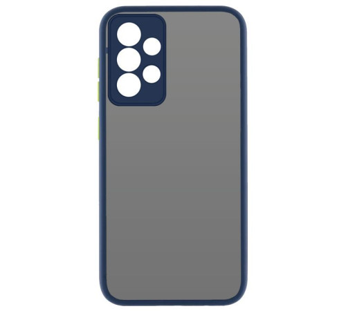 Чохол до мобільного телефона MakeFuture Samsung A33 Frame (Matte PC+TPU) Blue (MCMF-SA33BL)
