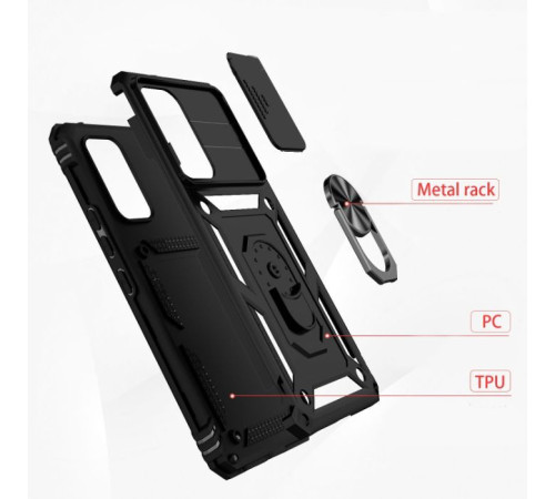 Чохол до мобільного телефона BeCover Military Samsung Galaxy A73 SM-A736 Black (707381)