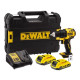 Шуруповерт DeWALT XR Li-Ion 18 В, 65 Нм, 2 АКБ + ЗП, кейс (DCD708D2T)