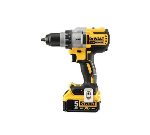 Шуруповерт DeWALT XR Li-Ion 18 В, 95 Нм, 2 АКБ + ЗП, рукоятка, кейс (DCD991P2)