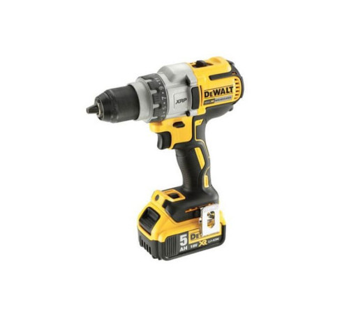 Шуруповерт DeWALT XR Li-Ion 18 В, 95 Нм, 2 АКБ + ЗП, рукоятка, кейс (DCD991P2)