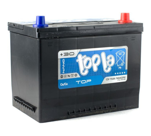 Акумулятор автомобільний Topla 75 Ah/12V Top/Energy Japan Euro (118 875)