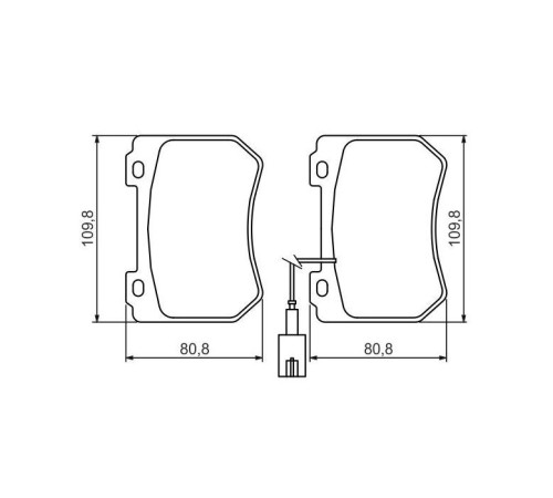 Гальмівні колодки Bosch 0 986 494 402
