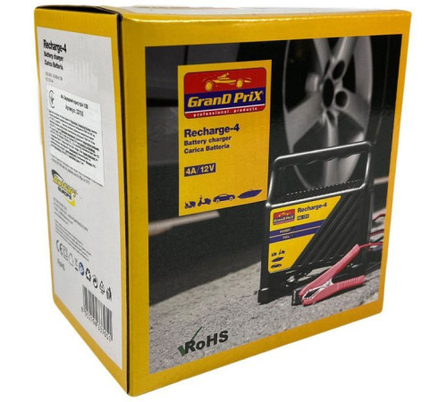 Зарядний пристрій для автомобільного акумулятора GRAND PRIX 4A 12V (33705-IS)