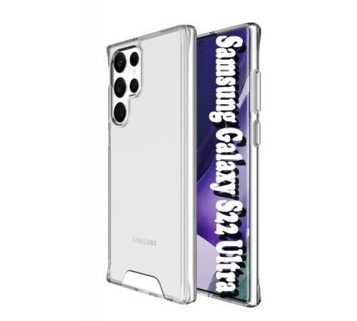 Чохол до мобільного телефона BeCover Space Case Samsung Galaxy S22 Ultra 5G SM-S908 Transparancy (708256)