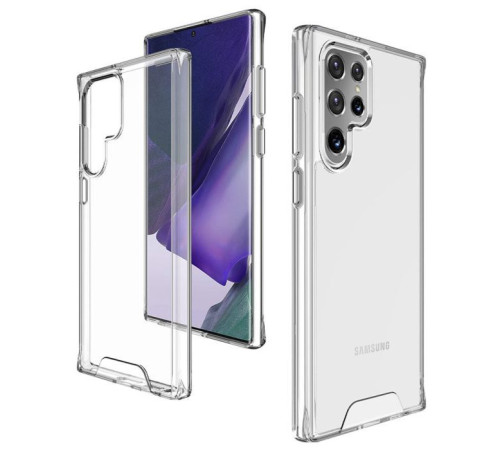 Чохол до мобільного телефона BeCover Space Case Samsung Galaxy S22 Ultra 5G SM-S908 Transparancy (708256)