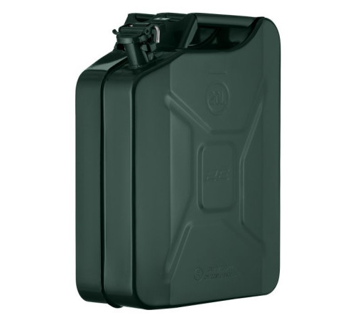 Каністра автомобільна 2E 20л, метал, 0.8мм, зелений (2E-JCM20V)