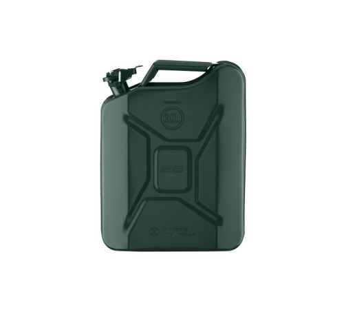 Каністра автомобільна 2E 20л, метал, 0.8мм, зелений (2E-JCM20V)