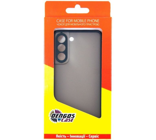 Чехол для мобильного телефона Dengos Matte Samsung Galaxy S21 FE (black) (DG-TPU-MATT-114)