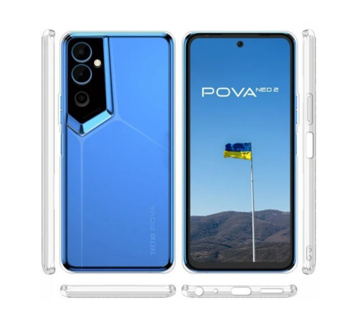 Чохол до мобільного телефона BeCover Tecno POVA Neo 2 (LG6n) Transparancy (708664)