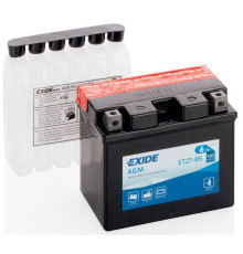 Акумулятор автомобільний EXIDE AGM 6Ah Ев (-/+) (100EN) (ETZ7-BS)