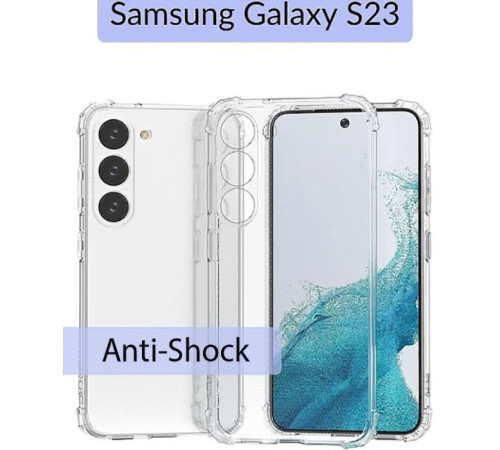 Чохол до мобільного телефона BeCover Anti-Shock Samsung Galaxy S23 SM-S911 Clear (708897)