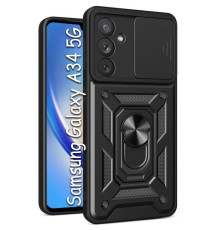 Чохол до мобільного телефона BeCover Military Samsung Galaxy A34 5G SM-A346 Black (709137)