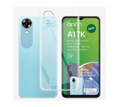 Чохол до мобільного телефона BeCover Oppo A17k 4G Transparancy (709301)
