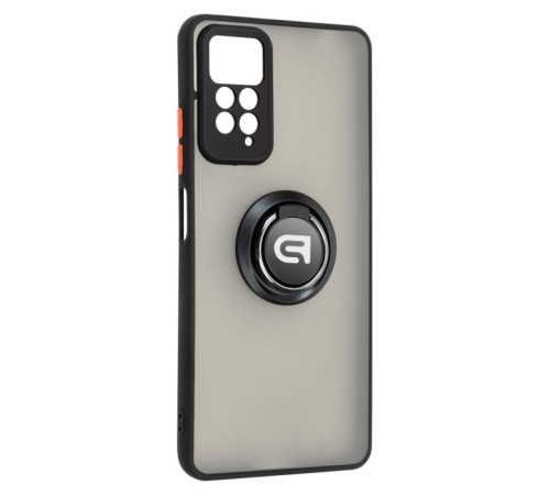 Чохол до мобільного телефона Armorstandart Frosted Matte Ring Xiaomi Redmi Note 12 Pro 4G Black (ARM68382)