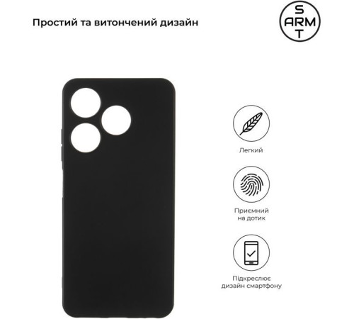 Чохол до мобільного телефона Armorstandart Matte Slim Fit Tecno Spark 10 4G (KI5q) Camera cover Black (ARM67818)