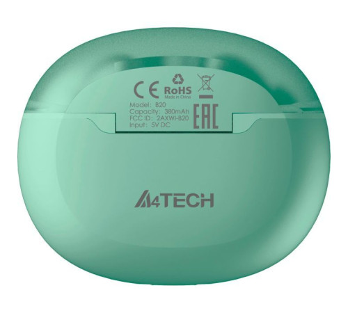 Навушники A4Tech B20 Mint Green (4711421978514)