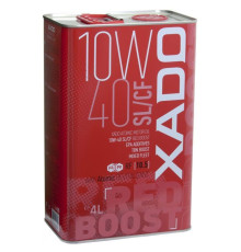 Моторна олива Xado 10W-40 SL/CF, Red Boost 4 л (ХА 26244)