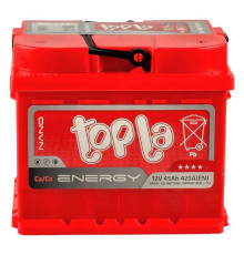 Акумулятор автомобільний Topla 45 Ah/12V Energy Euro (108 045)