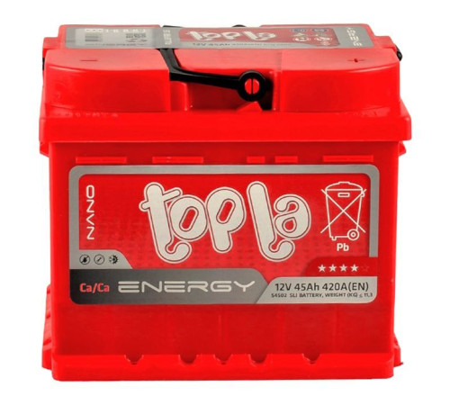 Акумулятор автомобільний Topla 45 Ah/12V Energy Euro (108 045)