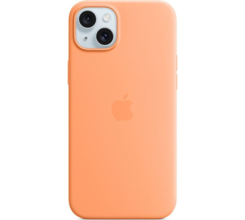 Чохол до мобільного телефона Apple iPhone 15 Plus Silicone Case with MagSafe Orange Sorbet (MT173ZM/A)