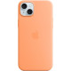 Чохол до мобільного телефона Apple iPhone 15 Plus Silicone Case with MagSafe Orange Sorbet (MT173ZM/A)