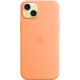 Чохол до мобільного телефона Apple iPhone 15 Plus Silicone Case with MagSafe Orange Sorbet (MT173ZM/A)