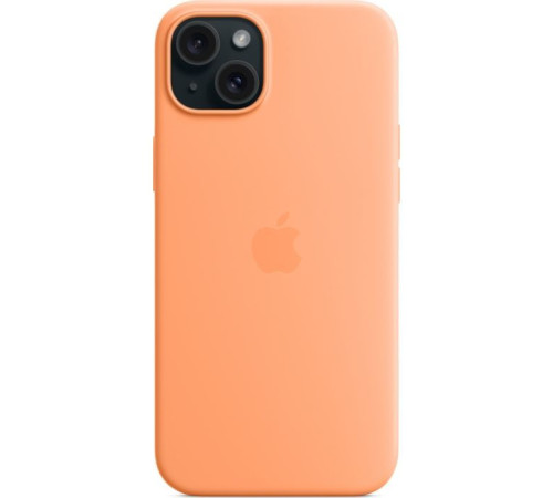 Чохол до мобільного телефона Apple iPhone 15 Plus Silicone Case with MagSafe Orange Sorbet (MT173ZM/A)