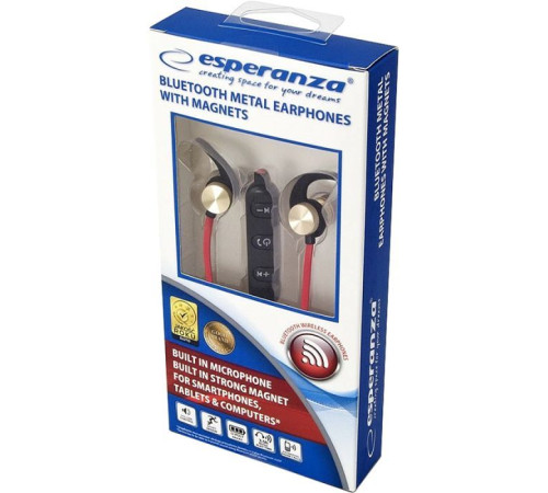Наушники Esperanza Magnetic Metal Copper (EH186L)