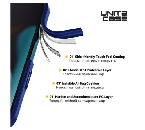 Чохол до мобільного телефона Armorstandart UNIT2 Apple iPhone 14 Pro Blue (ARM69946)