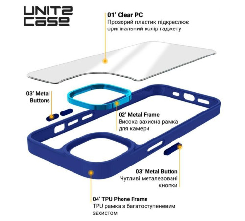 Чохол до мобільного телефона Armorstandart UNIT2 Apple iPhone 14 Pro Blue (ARM69946)
