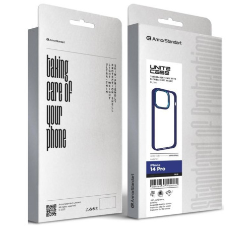 Чохол до мобільного телефона Armorstandart UNIT2 Apple iPhone 14 Pro Blue (ARM69946)