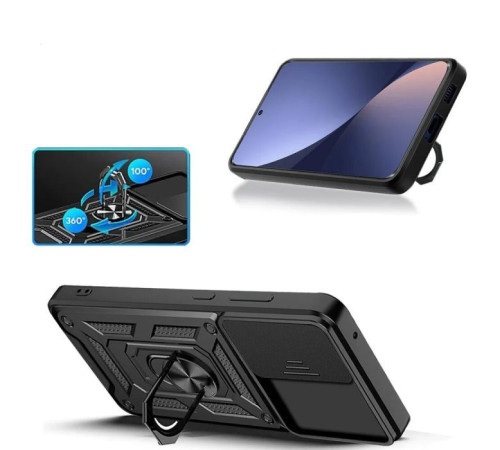 Чохол до мобільного телефона BeCover Military Xiaomi 12 5G Black (710019)