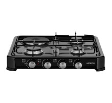 Плита Ardesto CTC-NS5015B, тип газу LPG, 3 алюмін. газ. пальника, 1 електрич. ко (CTC-NS5015B)