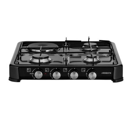 Плита Ardesto CTC-NS5015B, тип газу LPG, 3 алюмін. газ. пальника, 1 електрич. ко (CTC-NS5015B)