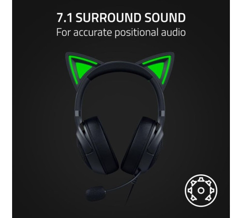 Наушники Razer Kraken Kitty V2 Black (RZ04-04730100-R3M1)