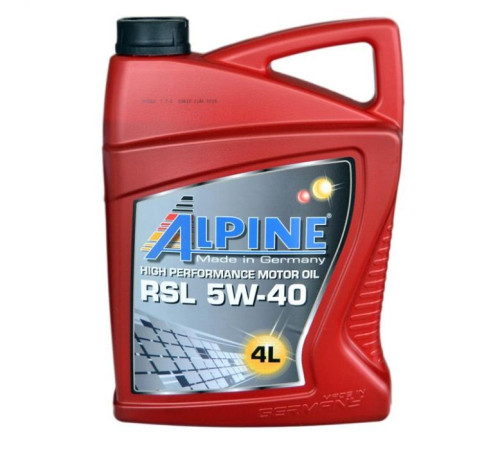 Моторна олива Alpine 5W-40 RSL 4л (0145-4)