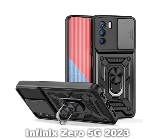 Чохол до мобільного телефона BeCover Military Infinix Zero 5G 2023 Black (709959)