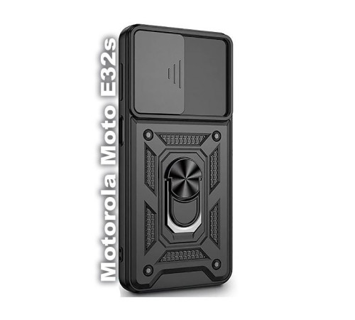 Чохол до мобільного телефона BeCover Military Motorola Moto E32s Black (709967)