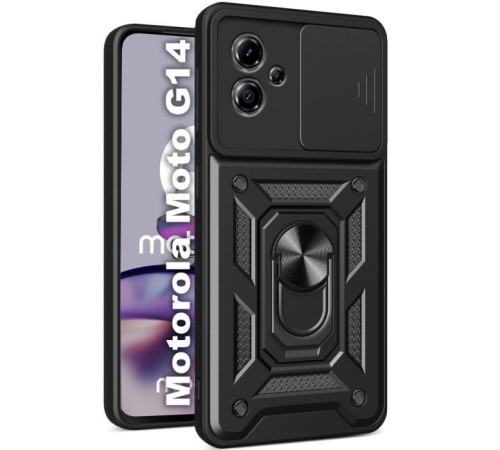 Чохол до мобільного телефона BeCover Military Motorola Moto G14 Black (709960)