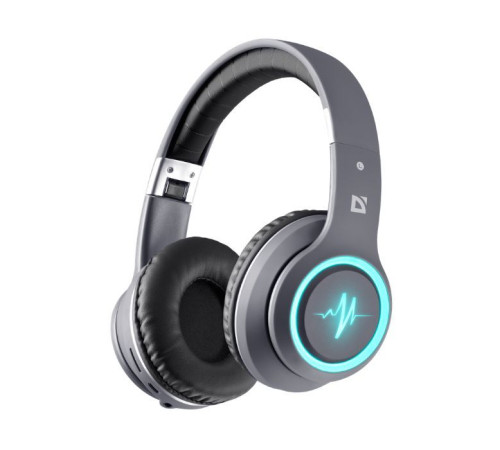 Навушники Defender FreeMotion B571 Bluetooth LED Gray (63571)