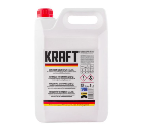 Антифриз KRAFT G12/G12+ (красный) 5л (KF104)