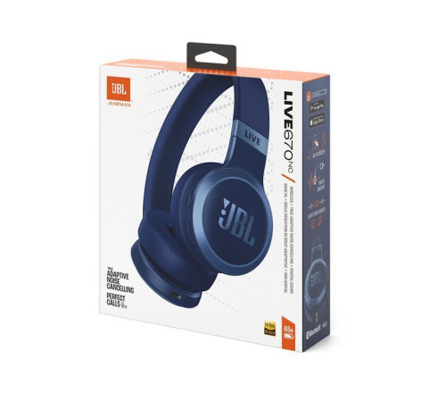 Навушники JBL Live 670 NC Blue (JBLLIVE670NCBLU)