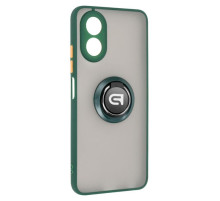 Чохол до мобільного телефона Armorstandart Frosted Matte Ring OPPO A18 4G / A38 4G Dark Green (ARM72700)