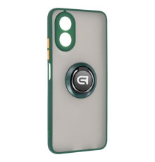 Чохол до мобільного телефона Armorstandart Frosted Matte Ring OPPO A18 4G / A38 4G Dark Green (ARM72700)