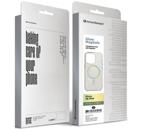 Чохол до мобільного телефона Armorstandart Glow Magsafe Apple iPhone 14 Pro Transparent (ARM69724)