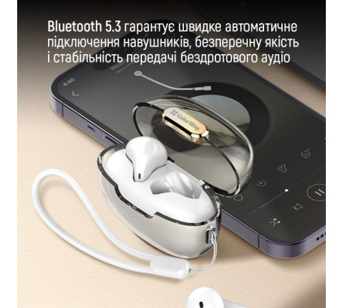 Наушники ColorWay Slim TWS-2 Earbuds White (CW-TWS2WT)