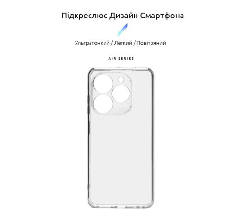 Чохол до мобільного телефона Armorstandart Air Tecno Spark Go 2024 (BG6) Camera cover Clear (ARM73593)