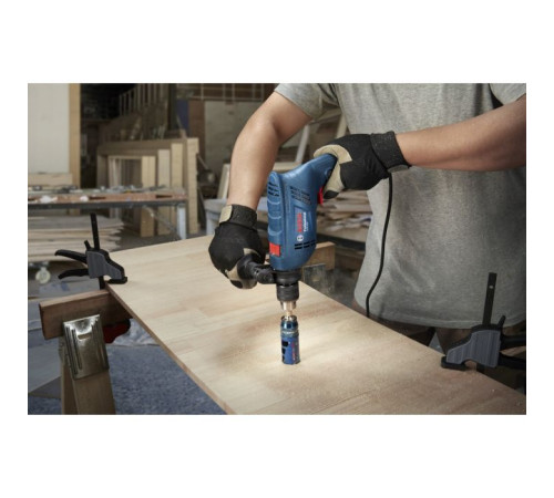 Дриль Bosch GSB 600, 600Вт, 1-10 мм, 3000 об/хв, 48000 уд/хв (0.601.1A0.320)